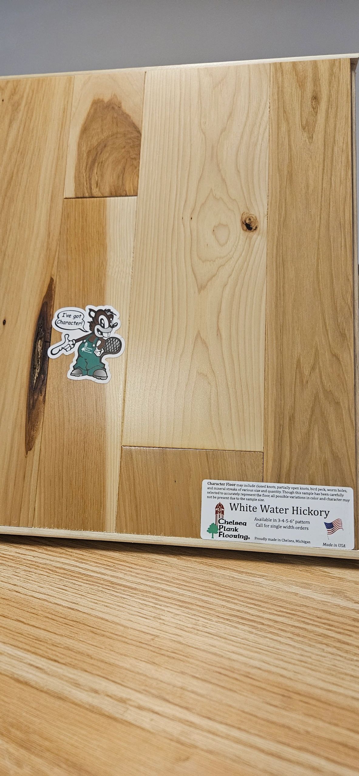 White Water Hickory Chelsea Plank